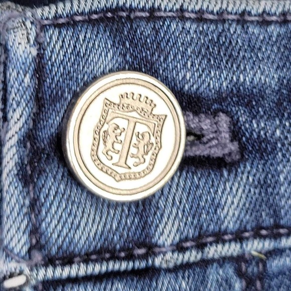 Talbots Jeans Women's Size 12P High-Rise Jegging Crop Medium Wash Stretch Denim - Picture 6 of 10